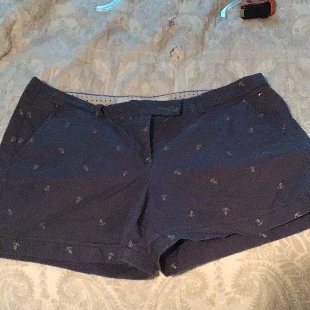 Tommy Hilfiger blue anchor shorts sz 12